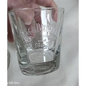 2 - Jack Daniels Whisky Glass‎ Men Cave Bar She Shed Gift Giving